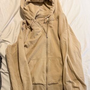 H&M Beige Casual Hoodie